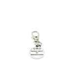 Saint Catherine of Sweden Clip On Charm, Patron Saint of Miscarriages, Pregnancy Loss Sympathy, Faith Gift, Catholic Saints, Memorial Gift