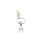 Saint Pio of Pietrelcina Charm Clip On Keychain, Patron Saint of Pain Suffering and Healing, Catholic Saints, Faith Gifts, Sympathy Gift