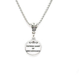 Saint Catherine of Sweden Patron Saint Of Miscarriages Pendant Necklace, Catholic Saints, Gift For Her, Wife, Daughter, Pregnancy Loss