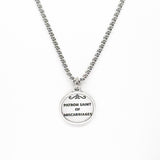 Saint Catherine of Sweden Patron Saint Of Miscarriages Charm Necklace, Catholic Saints, Gift For Her, Wife, Daughter, Pregnancy Loss