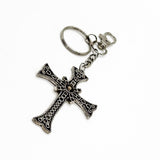 Mustard Seed Large Ornate Cross Keychain, Matthew 17 20 Faith, Christian Gift, Scripture Gift, Baptism Gift, Mustard Seed Faith, Share Faith