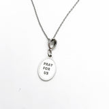 Patron Saint Gifts, Saint Michael Charm Necklace, Patron Saint Of Police Officers, Military Personnel, Bankers, Grocers, Catholic Saints