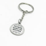 Saint Charles Borromeo Prayer Patron Saint Of Obesity And Dieting Charm Key Chain, Weight Loss Journey, Weight Loss Surgery, Friend Gift