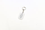 Serenity Prayer Keychain, Serenity Prayer Dogtag, Gift for Him, Gift For Her, Sympathy Gift, Recovery Gift, Recovery Support, Keyring Gift