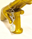 The Love Between A Mother And Daughter Keychain, Daughter Graduation Gift,  Daughter New Car Gift, Gift For Her, Mother Daughter Love