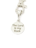 The Lord Is My Rock Keychain, Psalm 18:2 Bible Verse Gift for Her, Church Group Gift, Christian New Car Gift, Baptism Gift, Confirmation