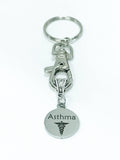 Asthma Medical ID Awareness Keychain, Asthma Keychain, Asthma Condition Awareness, Medical Notification Keychain, Asthma Keychain Gift