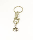 God First Keychain, New Car Gift for Her, Graduation Gift For Him, Moving Away Gift for Daughter, Going to College Gift for Son, Baptism