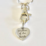 Mother Of The Bride Keychain, Wedding Party Gifts, Mother Of The Bride Gift, Gift For Mom, Convertible Jewelry Gifts For Her