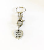 Mother Of The Bride Keychain, Wedding Party Gifts, Mother Of The Bride Gift, Gift For Mom, Convertible Jewelry Gifts For Her