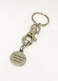 Sympathy Gift, Motivational Gift, Life Has No Rearview Mirror Keychain, Moving Forward Gift, Divorce Gift For Her,  Recovery Gift For Him