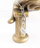 Inhale Exhale Repeat Keychain, Mindfulness Girlfriend Keyring Gift, Meditation Gift, Spirtual Gift For Her or Him, Going To College Gift