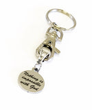 Christian Encouragement Gifts, Nothing Is Impossible With God Keychain, Keychain Gifts, Christian Motivation Gifts, Encouragement Gifts