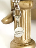 Let The Sea Set You Free Keychain, Beach Trip Gift for Her, Beach Lover Motivational Gift for Him, Girls Trip Gifts, Girls Weekend Away Gift