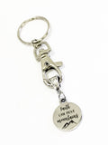Inspirational Gifts, Faith Can Move Mountains Keychain, Inspiring Gifts, Motivational Gifts, Scripture Jewelry Gifts, Daughter Gift, Inspire