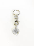 My Heart Belongs To A Firefighter Keychain, Firefighter Girlfriend Gift, Firefighter Wife Gift, I Love A Firefighter, Gift For Her