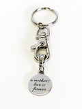 A Mother's Love Is Forever Keychain, Gift For Daughter, New Mother Gift, Gift From Mom, Gift For Son, New Car Gift, New Mom Gift For Her