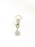 Scripture Keychain Gifts, His Love Endures Forever Keychain, Scripture Gifts, Bible Verse Keychain, Psalms 136 Scripture, Sympathy Gifts
