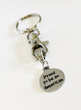 Patriotic Gifts, Patriotic Keychain, Proud To Be An American Keychain, USA Pride, USA Proud, American Pride, America Proud