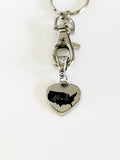 Patriotic Gifts, Patriotic Keychain, My Heart And Home Is In The USA Keychain, USA Pride, USA Proud, American Pride, America Proud, Military