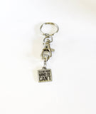 Motivational Keychain Gift, Clear Your Mind Of Can't Keychain Gift For Him, New Car Gift For Her, Direct Sales Team Encouragement Gift