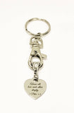 Bible Verse Gifts, Scripture Gifts, Above All Love Each Other Deeply Keychain, 1 Peter 4:8 Bible Verse Keychain Mission Trip Gift For Her