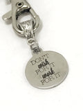 Motivating Gift, Motivating Keychain, Don't Wish For It Work For It Keychain, Success Quotes, Success Gift, Motivating Quotes Gift For Her