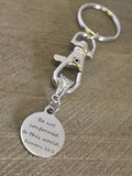 Christian Gifts, Bible Verse Gifts, Romans 12 2 Keychain, Be Not Confirmed To This World Keychain, Christian Keychain, Christian Daughter