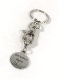 Let Your Light Shine Keychain, Encouragement Gift, Let Your Light Shine Keyring, Keychain Gift, Motivational Keychain, Daughter Gift for Her