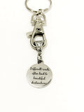 Sympathy Gifts, Difficult Roads Often Lead To Beautiful Destinations Keychain, Encouraging Gifts, Motivating Gifts, Tough Times Gift For Her