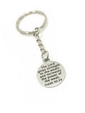 Religious Keychain, Bible Verse Keychain, Religious Gifts, The Lord Gives Strength And Power, Isaiah 40 29 Bible Verse Gifts, Sympathy Gifts