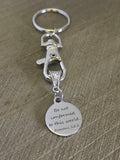 Christian Gifts, Bible Verse Gifts, Romans 12 2 Keychain, Be Not Confirmed To This World Keychain, Christian Keychain, Christian Daughter
