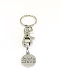 Encouraging Gift, She Took A Deep Breath And Let It Go, Encouraging Keychain, Encouraging Quotes, Divorce Gift, New Beginning Gift For Her