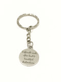 Sympathy Gifts, Difficult Roads Often Lead To Beautiful Destinations Keychains, Encouraging Gifts, Sympathy Keychain Gift, Tough Times Gift