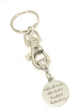 Sympathy Gifts, Difficult Roads Often Lead To Beautiful Destinations Keychain, Encouraging Gifts, Motivating Gifts, Tough Times Gift For Her