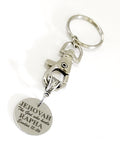 Christian Keychain, Jehovah Rapha Keychain, God Who Heals, Christian Gifts, Christian Charm, Keychain Gift, Exodus 15 26 Gift, Sickness Gift