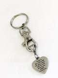 Christian Keychain, Trust In The Lord Keychain, He Will Direct Your Paths, Prov 3 5 and 6, Christian Gifts, Christian Charm, Keychain Gift