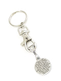 Christian Keychain, Peace In The Lord Keychain, He Has Overcome The World, John 16 Verse 33, Christian Gifts, Christian Charm, Keychain Gift