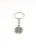 Encouraging Gift, Never Let Success Go To Your Head, Never Let Failure Go To Your Heart, Encouraging Keychain, Encouraging Sports Gift