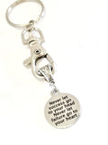 Motivating Keychain, Never Let Success Go To Your Head, Never Let Failure Go To Your Heart, Motivating Gift, Motivating Graduate Keychain
