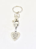 Christian Keychain, Trust In The Lord Keychain, He Will Direct Your Paths, Prov 3 5 and 6, Christian Gifts, Christian Charm, Keychain Gift