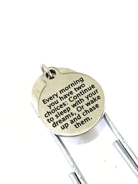 Planner Bookmark, Every Morning You Have Two Choices, Motivating Journ –  JKCE Designs