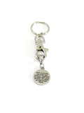 Keychain Gift, Motivating Gift, Every Morning You Have Two Choices Keychain, Bible Verse Quote, Encouraging Gift, Motivation Keychain