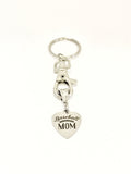 Keychain Gift, Baseball Mom Keychain, Baseball Mom Gift, Baseball Mama Keychain, Team Mom Gift, Mom Squad Gifts, Sports Mom Gift For Her