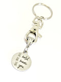 Keychain Gift, Motivating Gift, Be Bold Be Brave Be You Keychain, Success Quote, Encouraging Gift, Bold Brave You, Motivational Quote