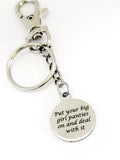 Put Your Big Girl Panties On Keychain, Deal With It Keychain, Put Your Big Girl Panties On And Deal With It, Motivating Gift, Encouragement