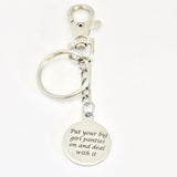 Put Your Big Girl Panties On Keychain, Deal With It Keychain, Put Your Big Girl Panties On And Deal With It, Motivating Gift, Encouragement