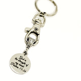 Keychain Gift, Bible Verse Keychain, Christian Gift, God Is The Strength Of My Heart Keychain, Psalms 73 26 Keychain, Scripture Gift