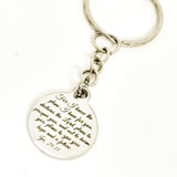 Christian Keychain, I Know The Plans I Have For You Keychain, Jer 29 11 Keychain, Christian Sympathy Gift, Bible Verse Gift, Scripture Gift