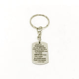 Gift From Dad, Always Remember, Braver Stronger Smarter Loved, Love Dad, Keychain Gift, Son Gift, Daughter Gift, New Car Gift,